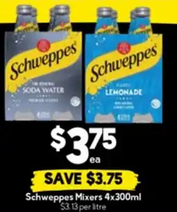 Drakes Schweppes Mixers offer