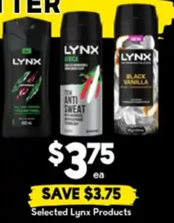 Drakes Selected Lynx Products offer