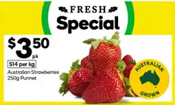 Woolworths Australian Strawberries offer