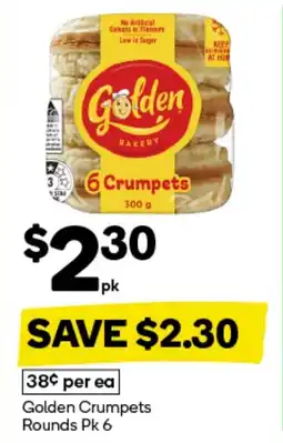 Woolworths Golden Crumpets offer