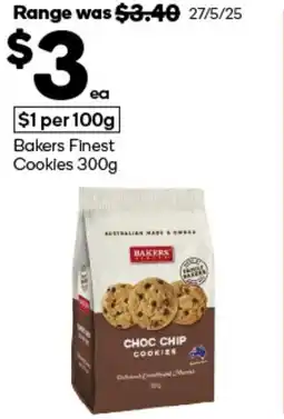 Woolworths Bakers Finest Cookies offer