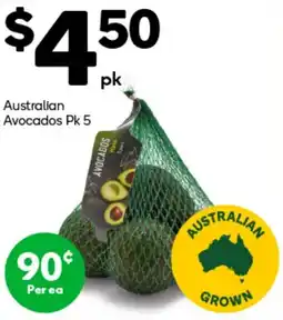 Woolworths Australian Avocados offer