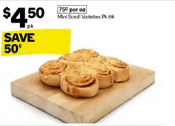 Woolworths Mini Scroll offer