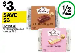 Woolworths Mr Kipling Cake Slice offer