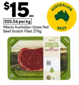Woolworths Grass Fed Beef Scotch Fillet offer
