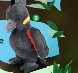 Woolworths Jumbo Plush Australiana Black Cockatoo offer