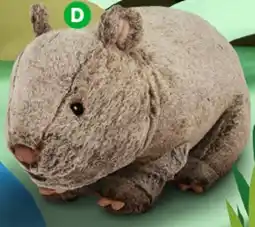 Woolworths Jumbo Plush Australiana Wombat offer