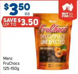 Foodland Menz FruChocs offer