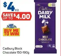 Foodland Cadbury Block Chocolate offer