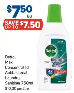 Foodland Dettol Max Concentrated Antibacterial Laundry Sanitiser offer