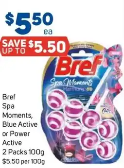 Foodland Bref Spa Moments Blue Active or Power Active offer