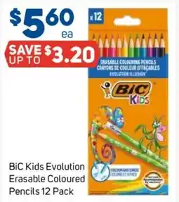 Foodland BiC Kids Evolution Erasable Coloured Pencils offer