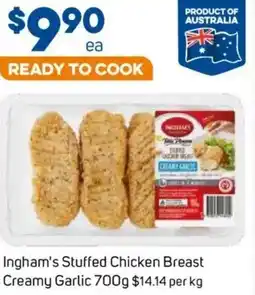 Foodland Ingham's Stuffed Chicken Breast offer