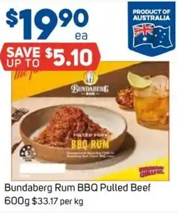 Foodland Bundaberg Rum BBQ Pulled Beef offer