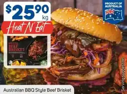 Foodland Australian BBQ Style Beef Brisket offer