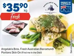 Foodland Australian Barramundi Portions Skin On offer