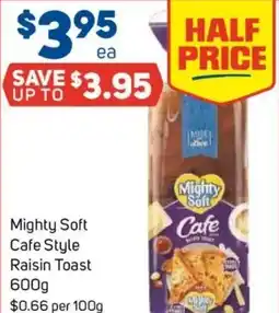 Foodland Mighty Soft Cafe Style Raisin Toast offer