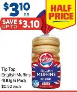 Foodland Tip Top English Muffins offer