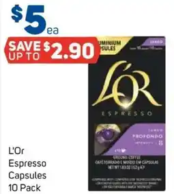 Foodland L'Or Espresso Capsules offer