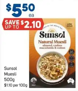 Foodland Sunsol Muesli offer