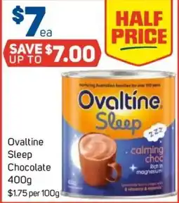 Foodland Ovaltine Sleep Chocolate offer