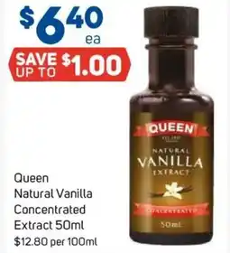 Foodland Queen Natural Vanilla Concentrated Extract offer