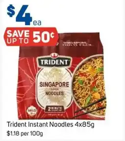 Foodland Trident Instant Noodles offer