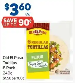 Foodland Old El Paso Tortillas offer