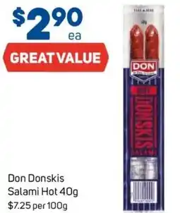 Foodland Don Donskis Salami Hot offer