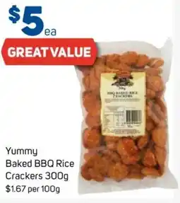 Foodland Yummy Baked BBQ Rice Crackers offer