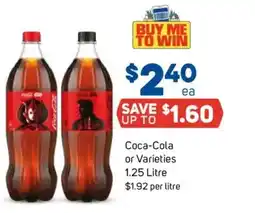 Foodland Coca-Cola or Varieties offer