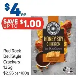 Foodland Red Rock Deli Style Crackers offer