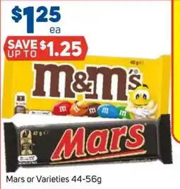 Foodland Mars or Varieties offer