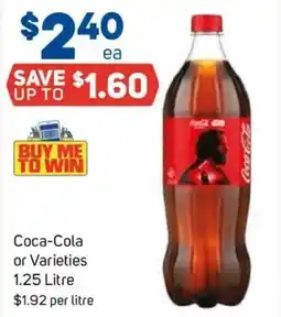 Foodland Coca-Cola or Varieties offer