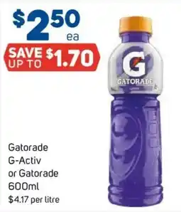 Foodland Gatorade G-Activ or Gatorade offer