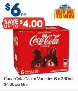 Foodland Coca-Cola Can or Varieties offer