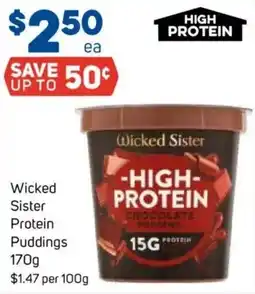 Foodland Wicked Sister Protein Puddings offer