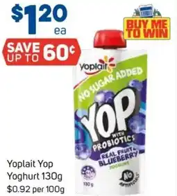 Foodland Yoplait Yop Yoghurt offer