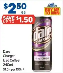 Foodland Dare Charged Iced Coffee offer