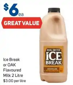 Foodland Ice Break or OAK Flavoured Milk offer
