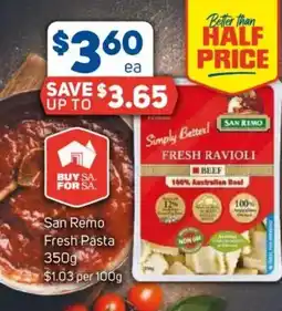 Foodland San Remo Fresh Pasta offer