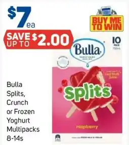 Foodland Bulla yoghurt multipacks offer