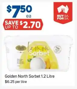 Foodland Golden north sorbet offer