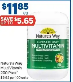 Foodland Nature's way multi vitamin offer