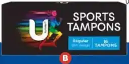 Foodland U by kotex tampons sport offer