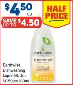 Foodland Earthwise dishwashing liquid offer