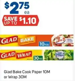 Foodland Glad bake cook paper offer