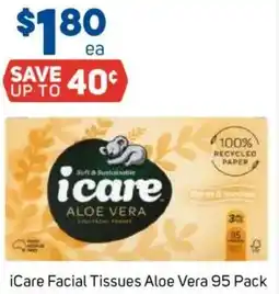Foodland iCare Facial Tissues Aloe Vera offer