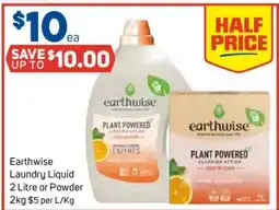 Foodland Earthwise laundry liquid or powder offer