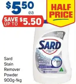 Foodland Sard stain remover powder offer